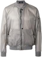 Stone Island Shadow Project Bomber Jacket, Men's, Size: 52, Grey, Polyamide
