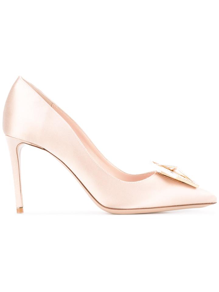 Nicholas Kirkwood Jewel Eden Pumps - Pink & Purple