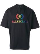 Balenciaga Bb Balenciaga T-shirt - Black