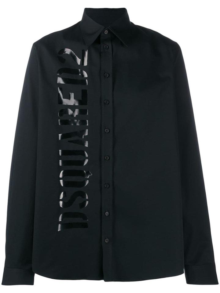Dsquared2 Logo Print Shirt - Blue