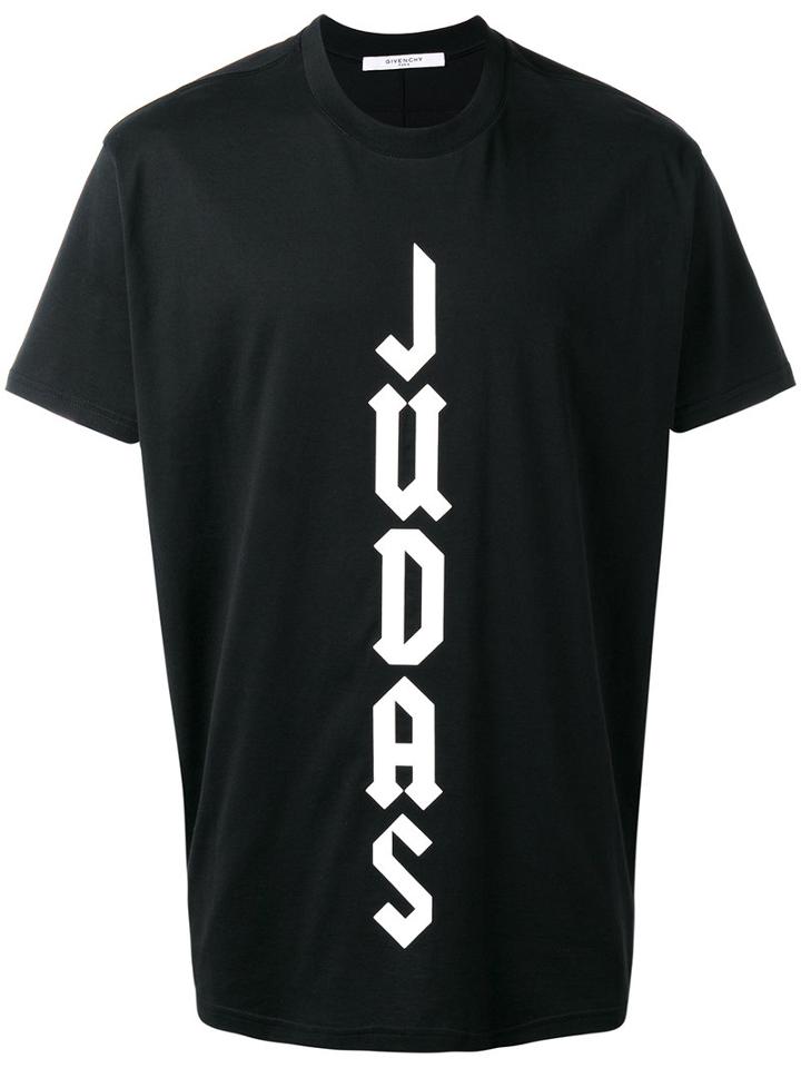 Givenchy - Columbian-fit Judas Print T-shirt - Men - Cotton - M, Black, Cotton