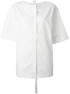 Christian Wijnants 'thais' Shirt, Women's, Size: 34, White, Cotton/polyamide