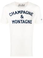 Mc2 Saint Barth Slogan Print T-shirt - White