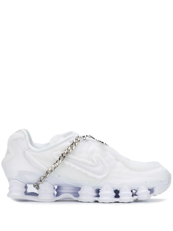 Comme Des Garçons Shox Tl Sneakers - White