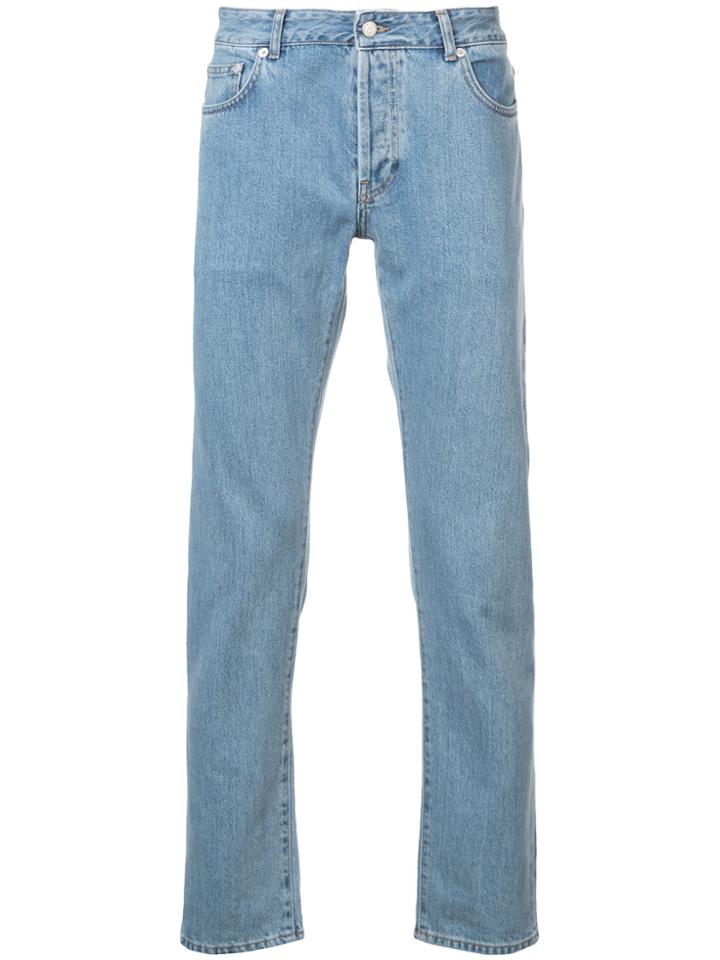 Officine Generale Kurt Fitted Jeans - Blue