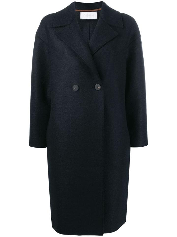 Harrys Of London Double Breasted Coat - Blue