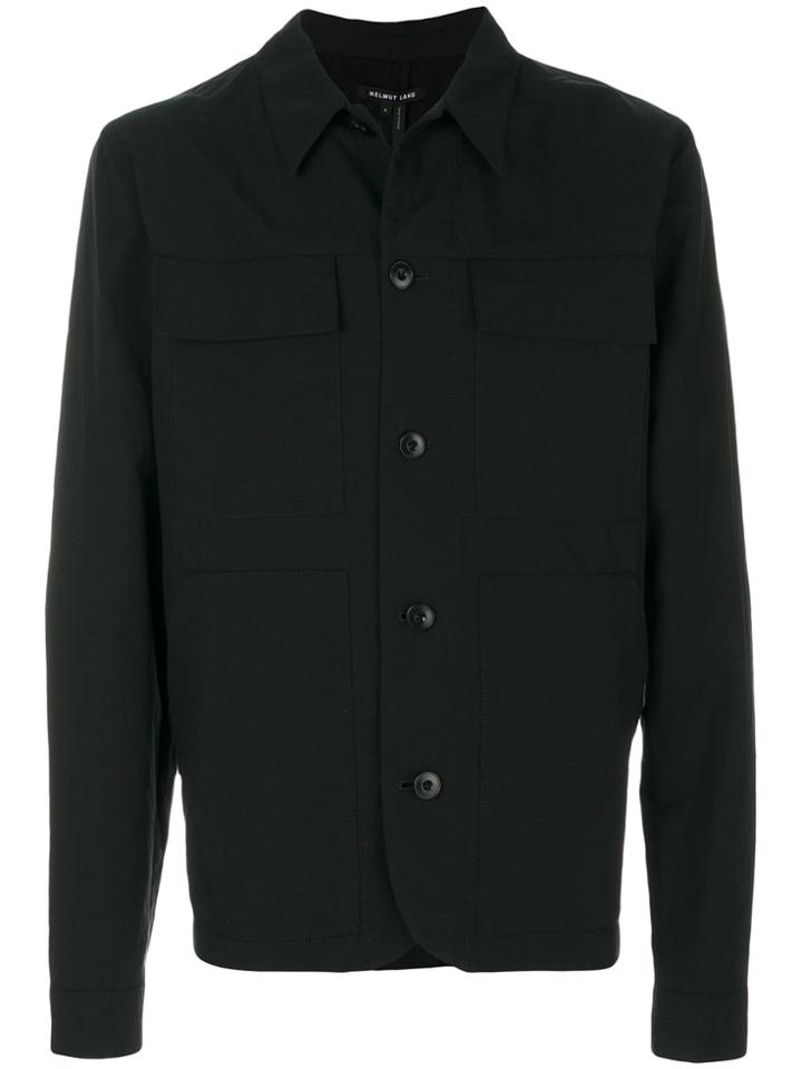 Helmut Lang Front Pocket Shirt Jacket - Black