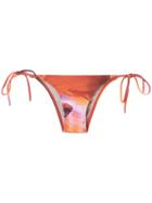 Lygia & Nanny Printed Bikini Bottoms - Pink & Purple