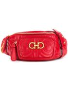 Salvatore Ferragamo Gancini Belt Bag - Red