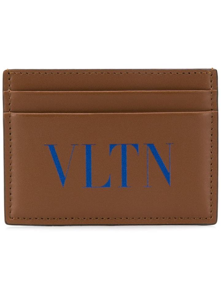 Valentino Valentino Garavani Vltn Cardholder - Brown