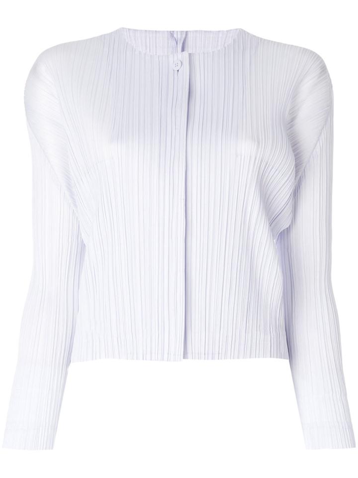 Pleats Please By Issey Miyake Plissé Blouse - Nude & Neutrals