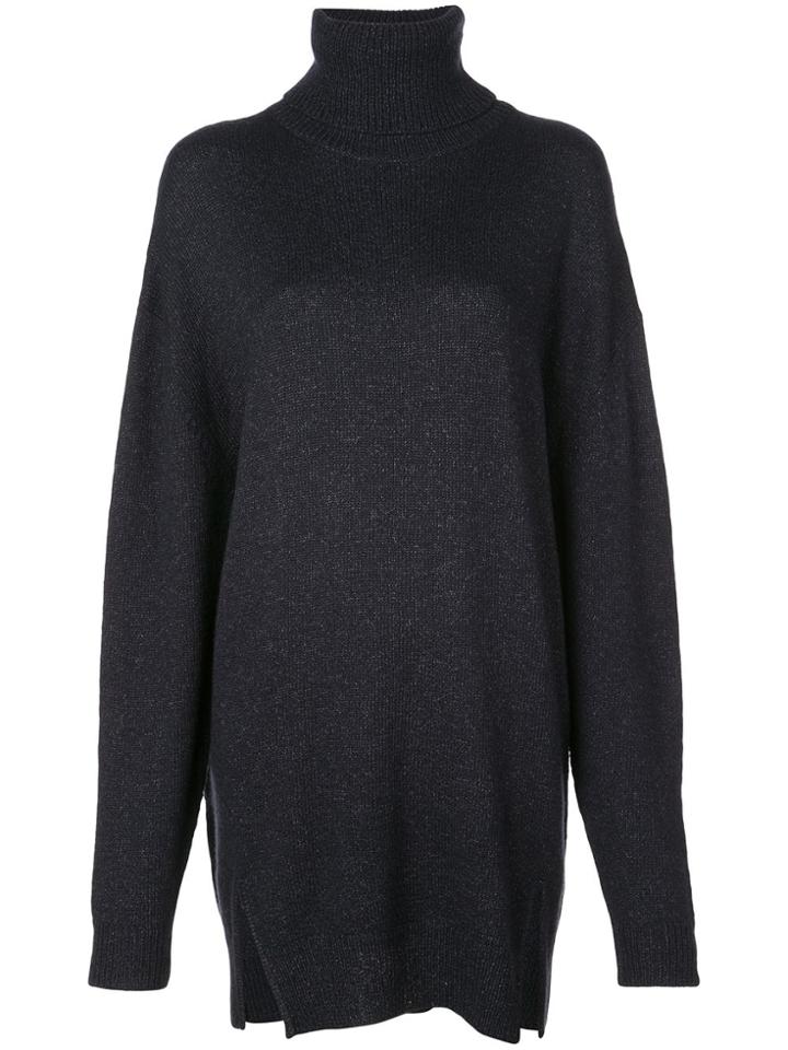 Beau Souci Cashmere Jumper Dress - Blue