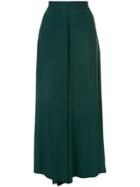 Layeur Classic Cropped Trousers - Green