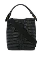 Anya Hindmarch Woven Bow Bucket Bag - Black