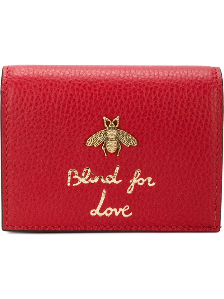 Gucci Bee Embroidered Wallet