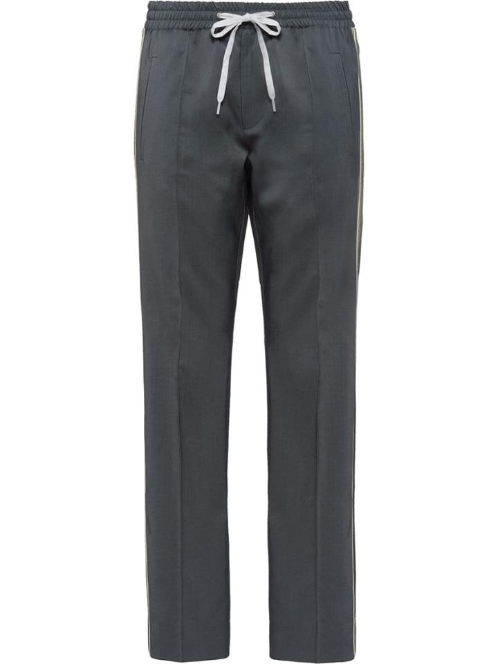 Miu Miu Side Stripe Track Trousers - Grey