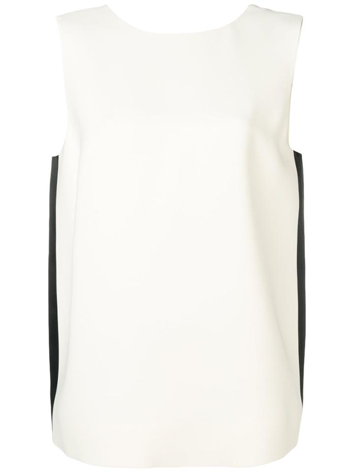 Burberry Contrasting Stripes Top - White