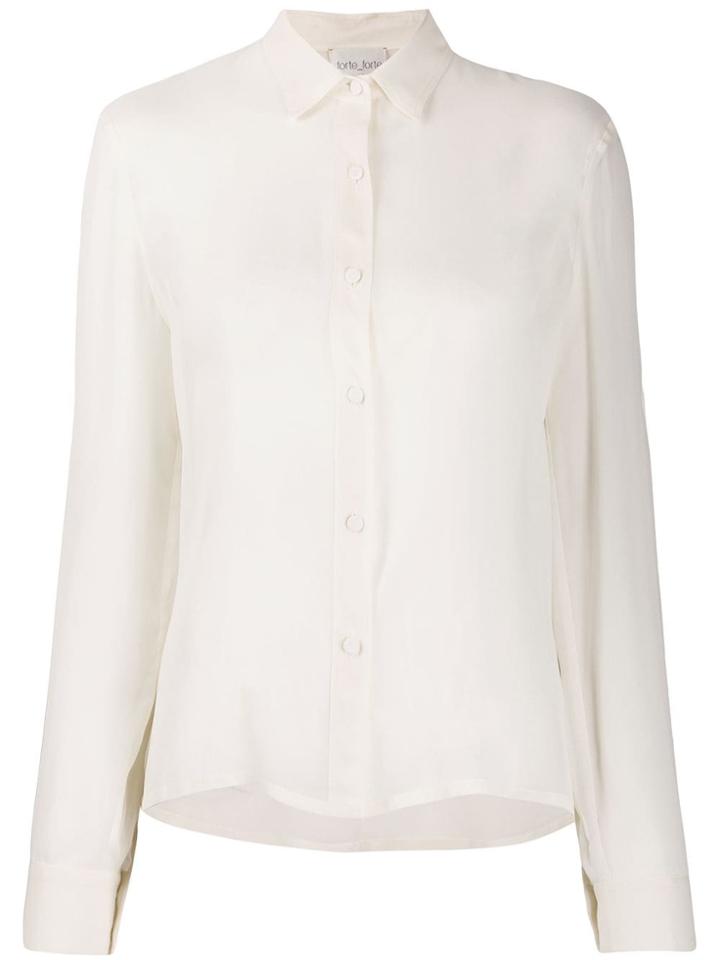 Forte Forte Colour Block My Shirt - White