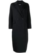 's Max Mara Oversized Midi Coat - Black