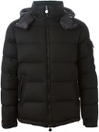 Moncler 'montgenevre' Padded Jacket, Men's, Size: 6, Black, Feather Down/polyamide/wool