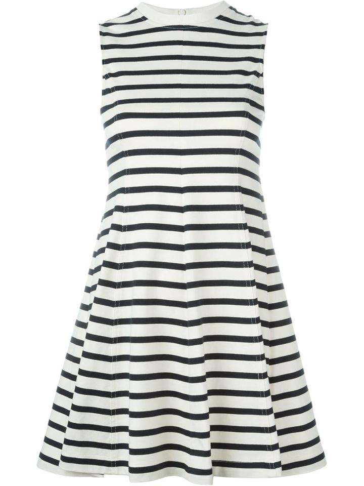 T By Alexander Wang Striped Skater Dress