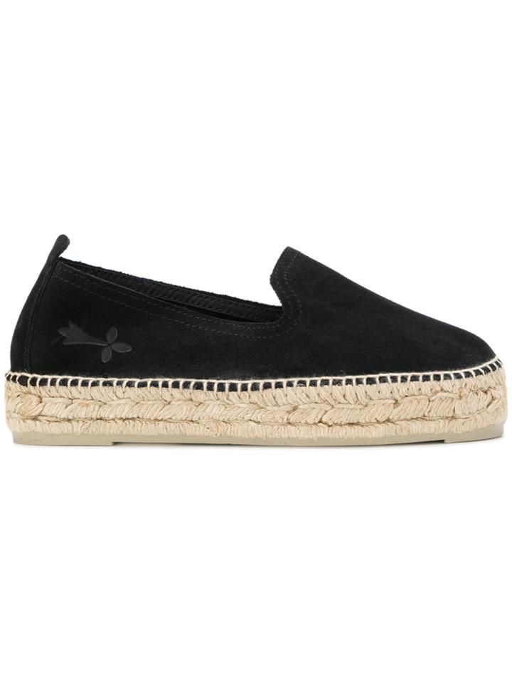 Manebi Chunky Sole Espadrilles - Black