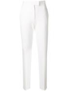 Joseph High Waist Slim Tailored Trousers - White