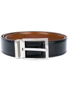 Salvatore Ferragamo - Classic Buckled Belt - Men - Calf Leather - 100, Black, Calf Leather