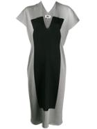 Mm6 Maison Margiela Panel Shift Dress - Grey