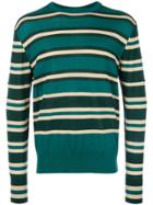 Marni Multi-stripe Sweater - Green