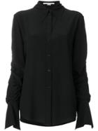 Stella Mccartney Gathered Sleeve Shirt - Black