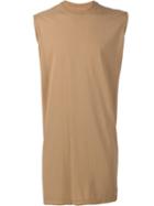 Rick Owens Drkshdw Oversized Tank Top, Men's, Brown, Cotton