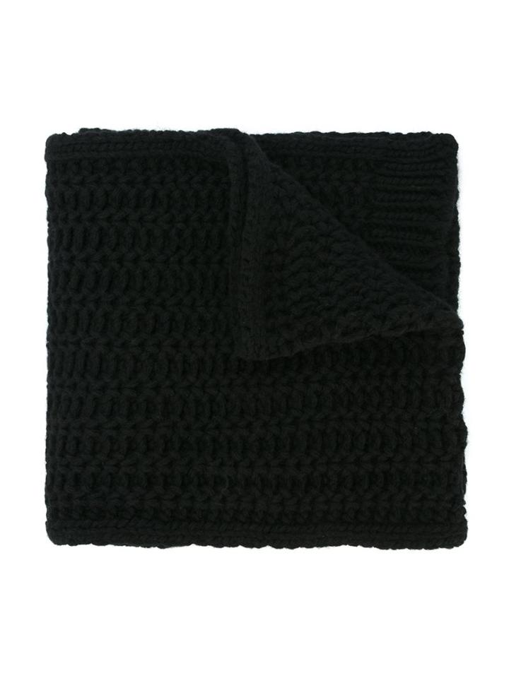 Dolce & Gabbana Kids Knitted Scarf, Girl's, Black