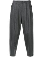 Kazuyuki Kumagai Drop Crotch Pants - Grey