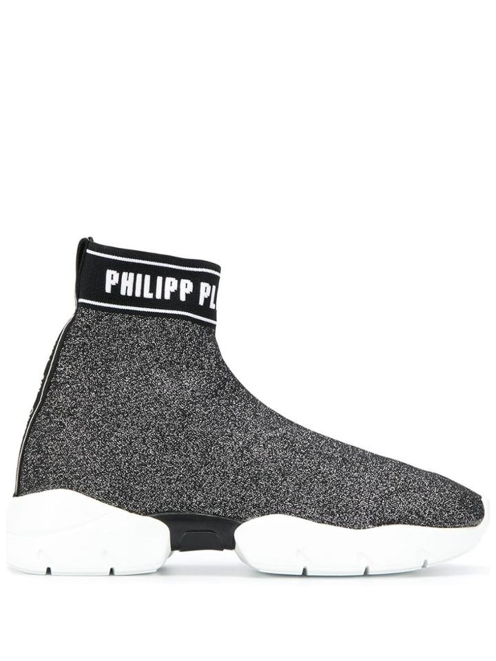 Philipp Plein Pp1978 High-top Sneakers - Metallic