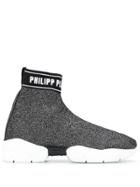 Philipp Plein Pp1978 High-top Sneakers - Metallic