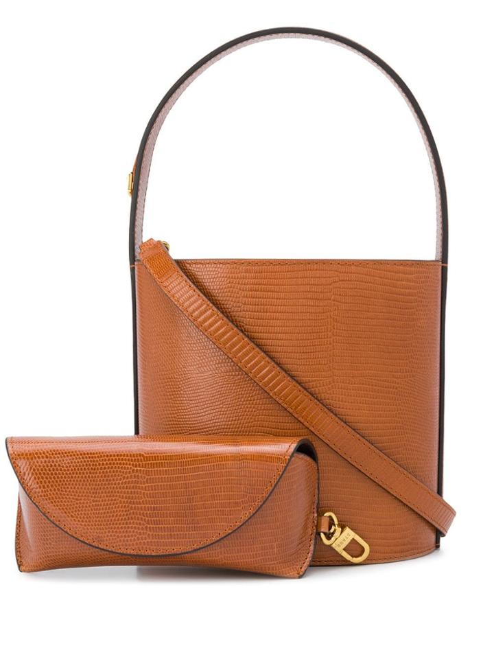 Staud Textured Bucket Bag - Brown