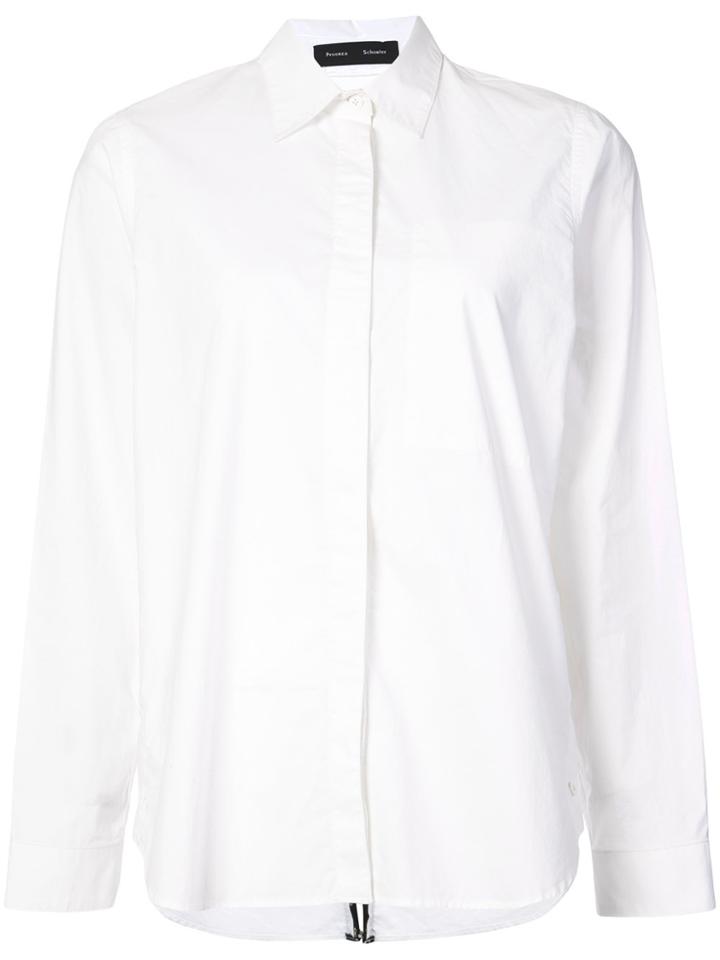 Proenza Schouler Long Sleeve Button Down - White