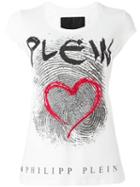 Philipp Plein 'kingskettle' T-shirt, Women's, Size: Medium, White, Cotton