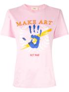 Ports 1961 Make Art Not War T-shirt - Pink