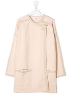 Chloé Kids Double-breasted Coat - Pink