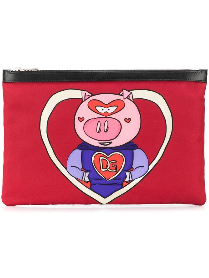 Dolce & Gabbana Super Pig Document Holder - Red