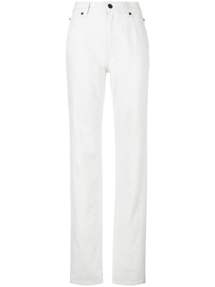 Calvin Klein 205w39nyc High Waisted Flared Jeans - Neutrals