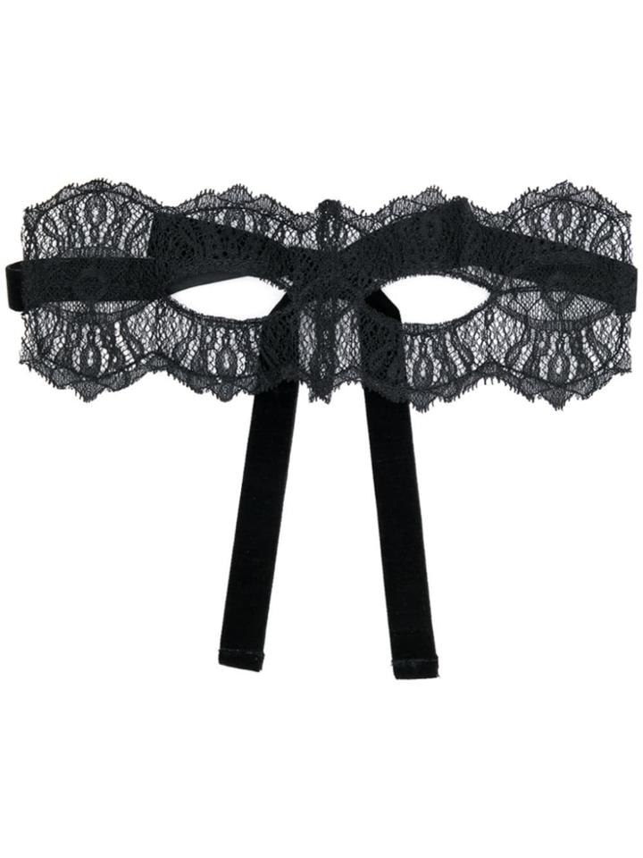 Maison Close Le Sublime Lace Mask - Black