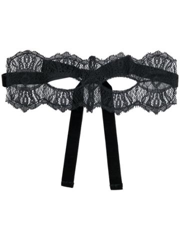 Maison Close Le Sublime Lace Mask - Black