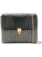 Victoria Beckham Tejus Print Shoulder Bag - Black