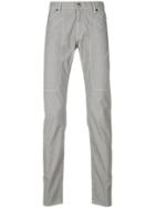 Jeckerson Patch Detail Slim Fit Trousers - Grey