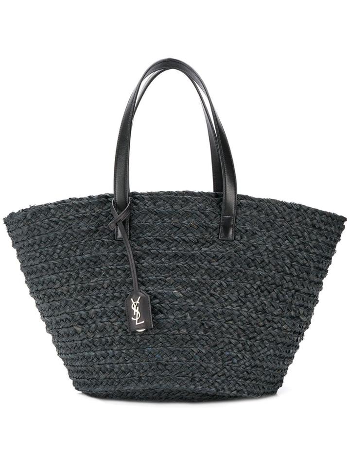 Saint Laurent Panier Medium Bag - Black