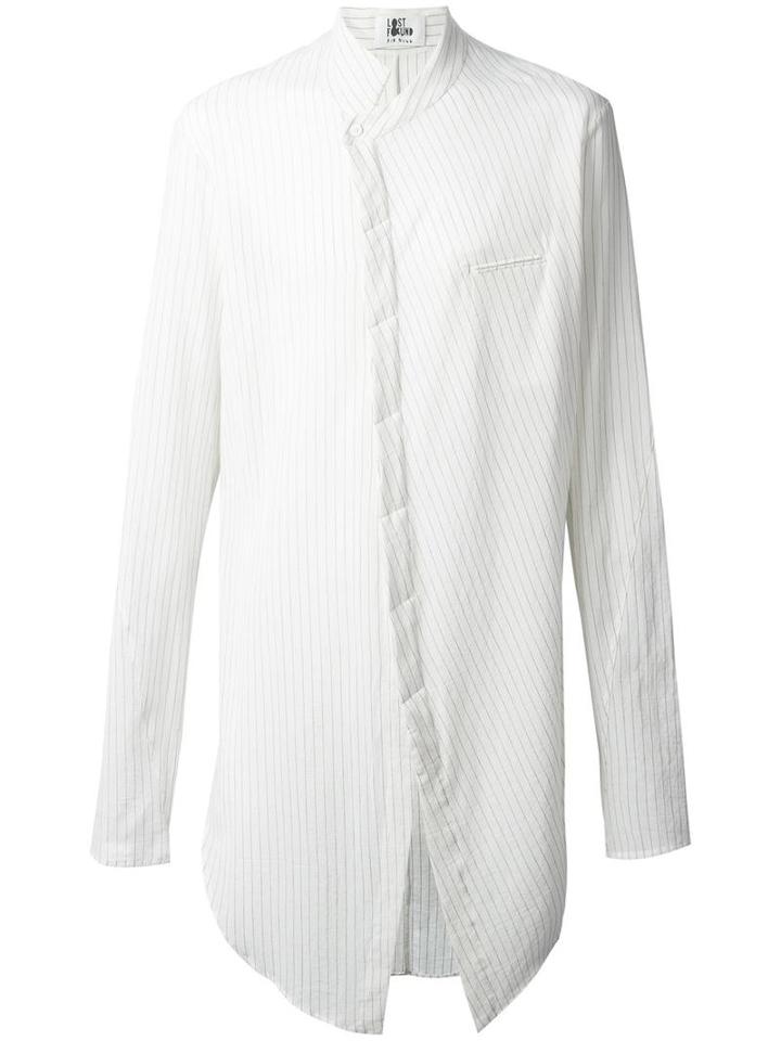 Lost & Found Ria Dunn Shifted Front Shirt, Men's, Size: Xs, White, Cotton