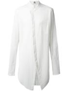 Lost & Found Ria Dunn Shifted Front Shirt, Men's, Size: Xs, White, Cotton